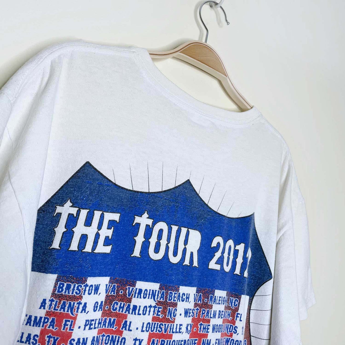 kiss 2012 'the tour' band tee - size large