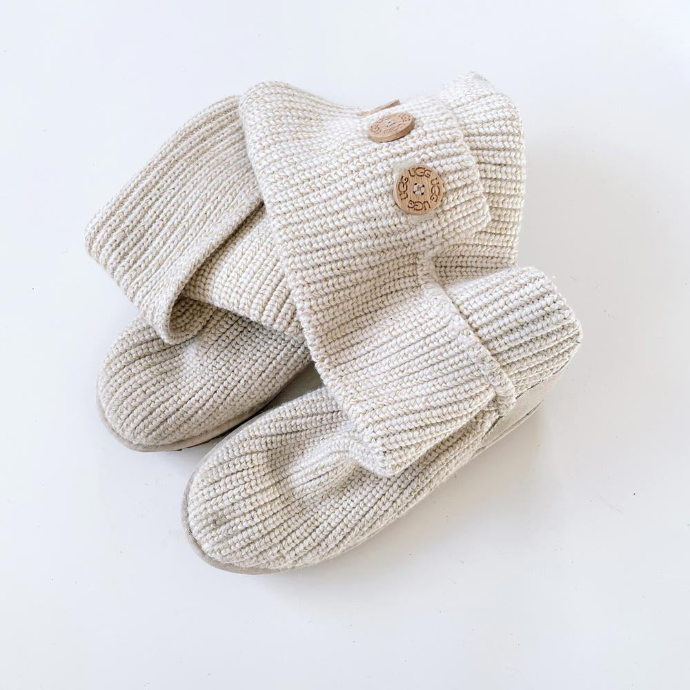 ugg classic cardy knit button boots