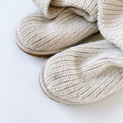 ugg classic cardy knit button boots