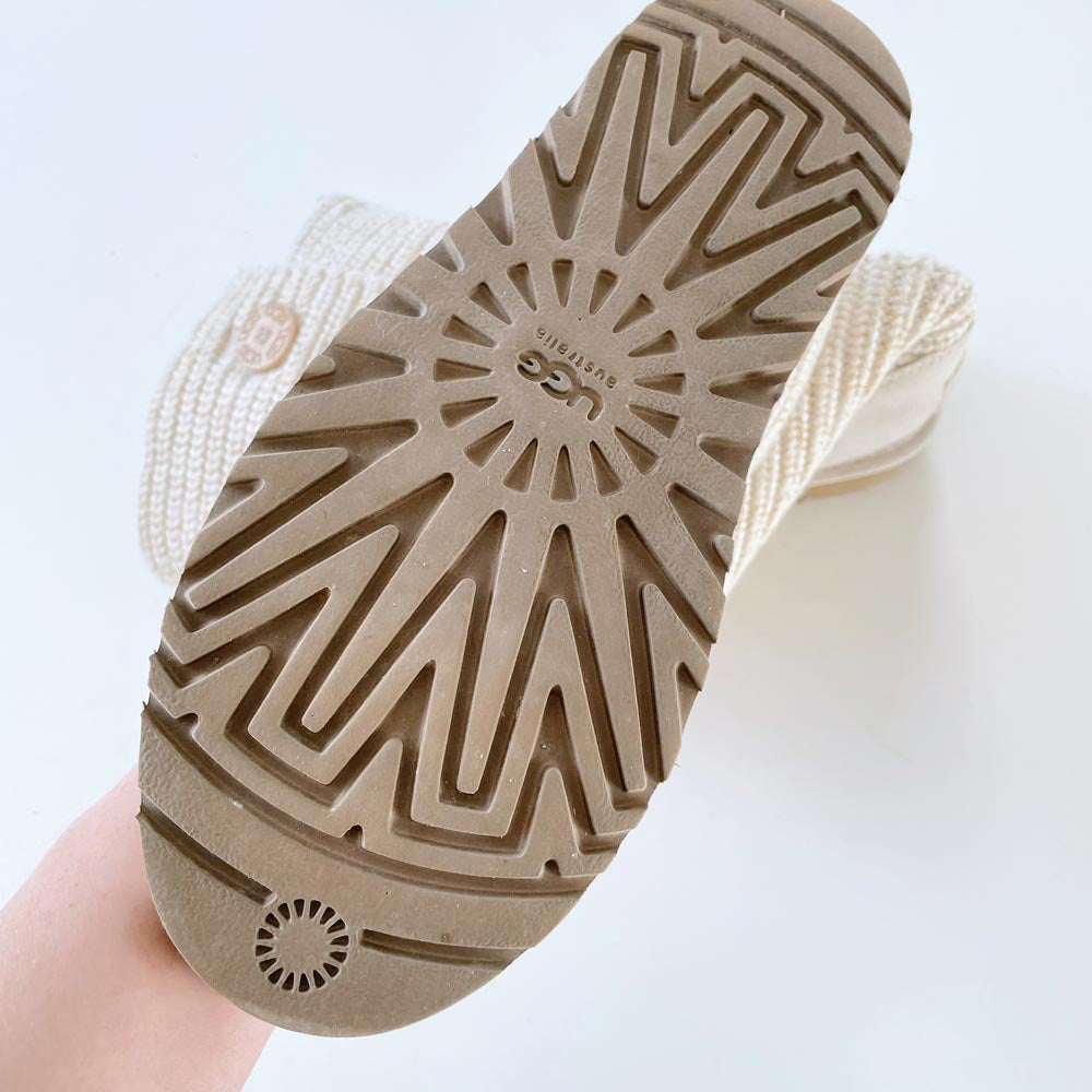 ugg classic cardy knit button boots