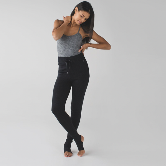 lululemon sweet savasana sweater pant w cashmere - size 4