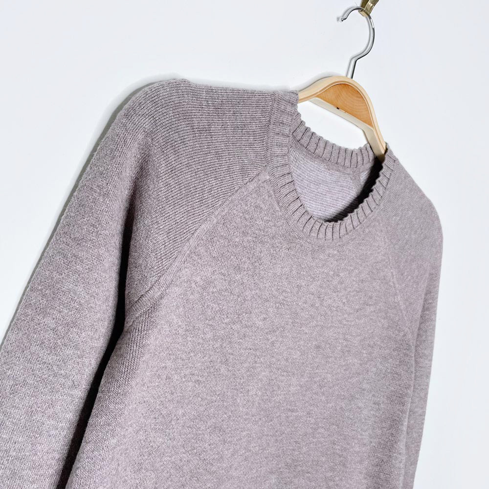 lululemon 2019 still lotus cotton-yak sweater