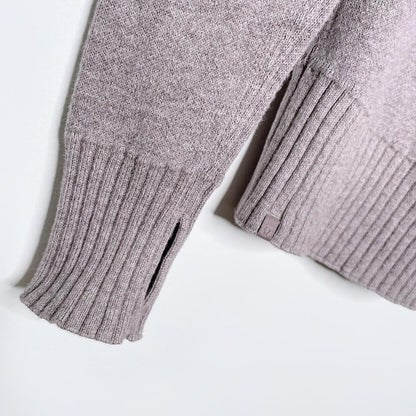 lululemon 2019 still lotus cotton-yak sweater