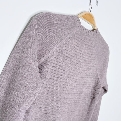 lululemon 2019 still lotus cotton-yak sweater