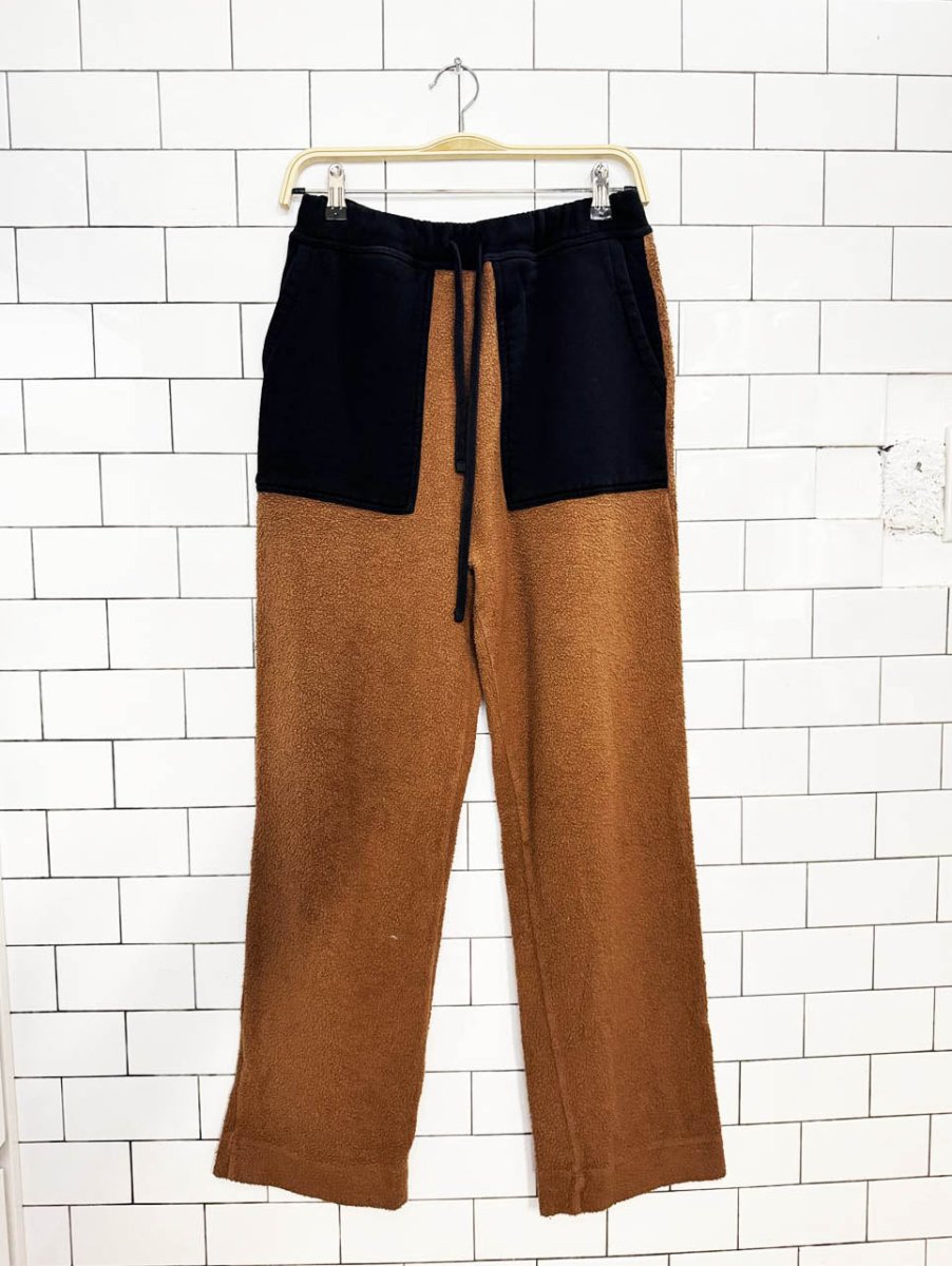 kotn unisex reverse fleece colour block sweatpant - good market thrift store