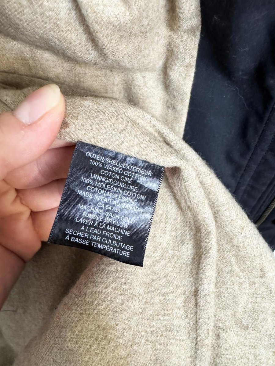 kovalum handmade waxed cotton vest | made in Toronto - good market thrift store