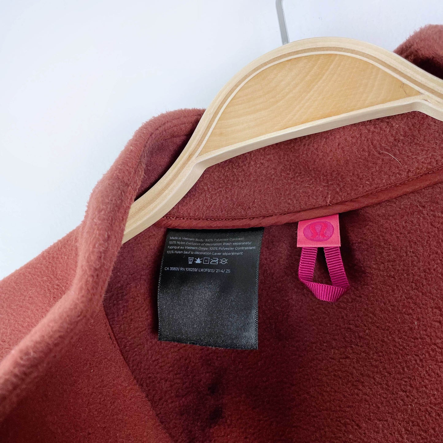 lululemon 2022 lab fleece jacket diamond dye