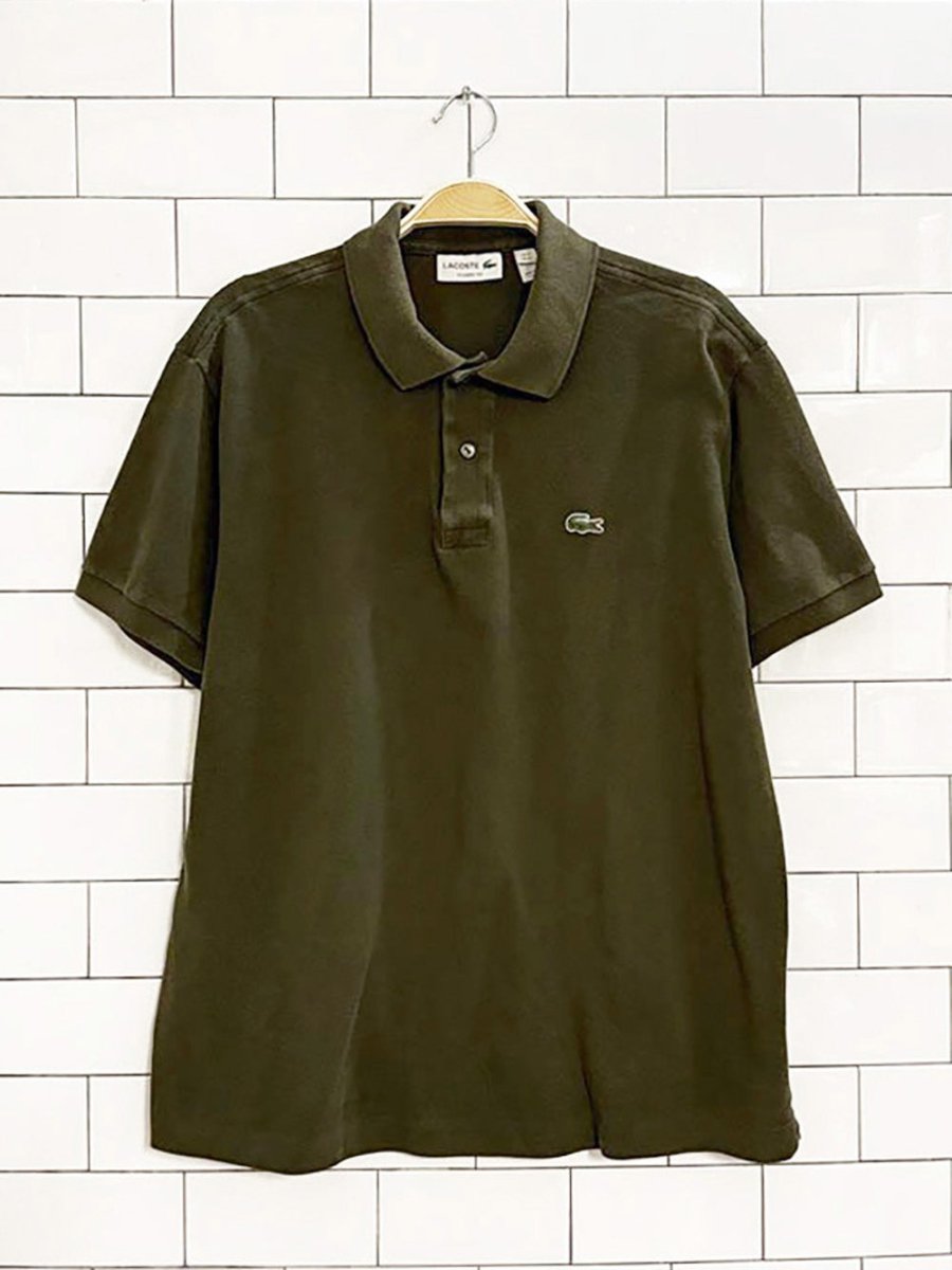 lacoste classic fit pique polo shirt - good market thrift store