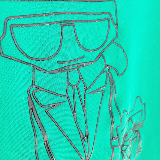 karl lagerfeld karlito + choupette graphic sweatshirt