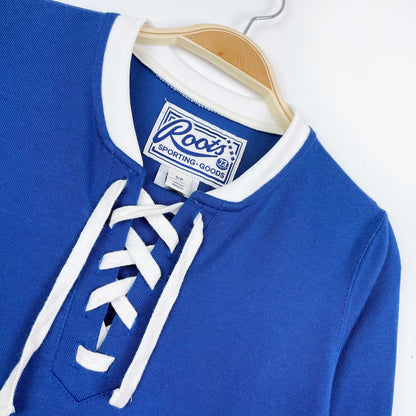 roots x toronto maple leafs jersey top
