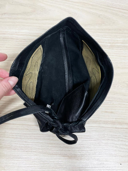 leather flame biker skull cap - good market thrift store