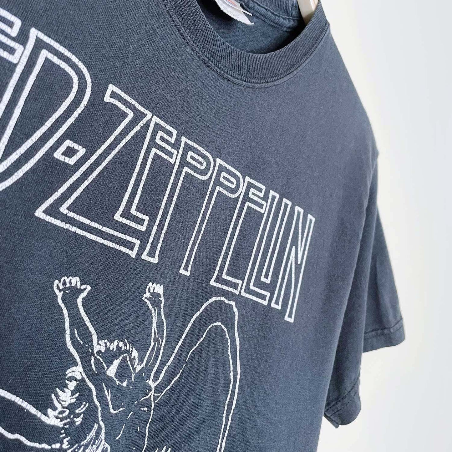 led zeppelin 2003 myth gem usa 1977 tee - size small