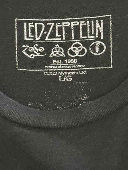 led zeppelin inglewood california concert reprint tee | 1977 - good market thrift store