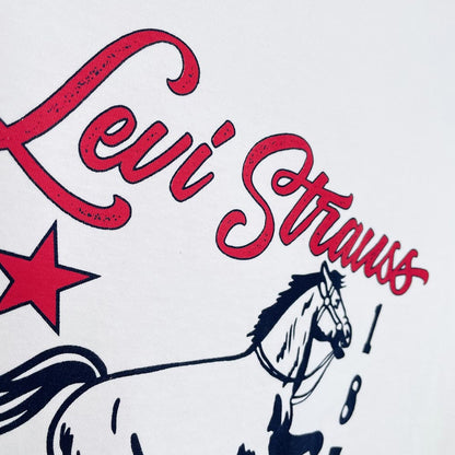 levi strauss horse graphic tee
