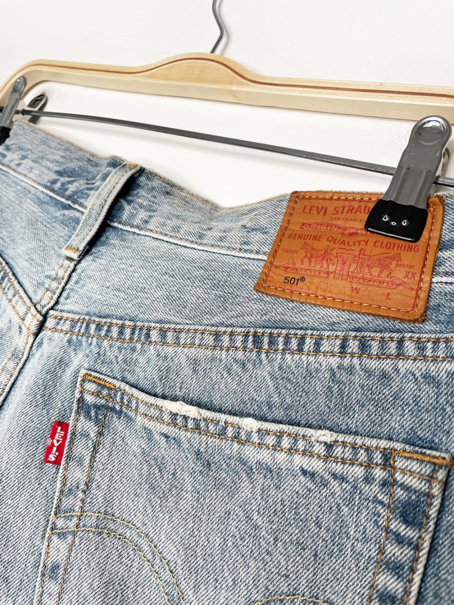 levi's 501 cut off denim shorts - good market thrift store
