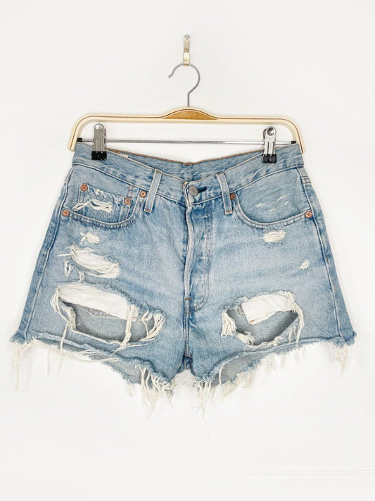 levi's 501 distressed cut off denim shorts - good market thrift store
