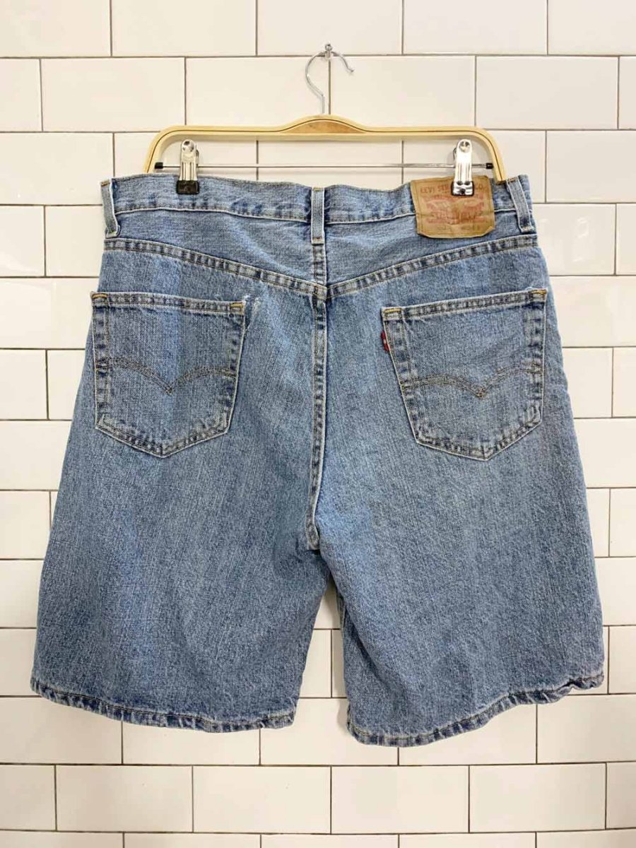 levi's 550 loose long denim shorts - good market thrift store