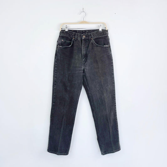 vintage 90s levi's 506 orange tab black jeans