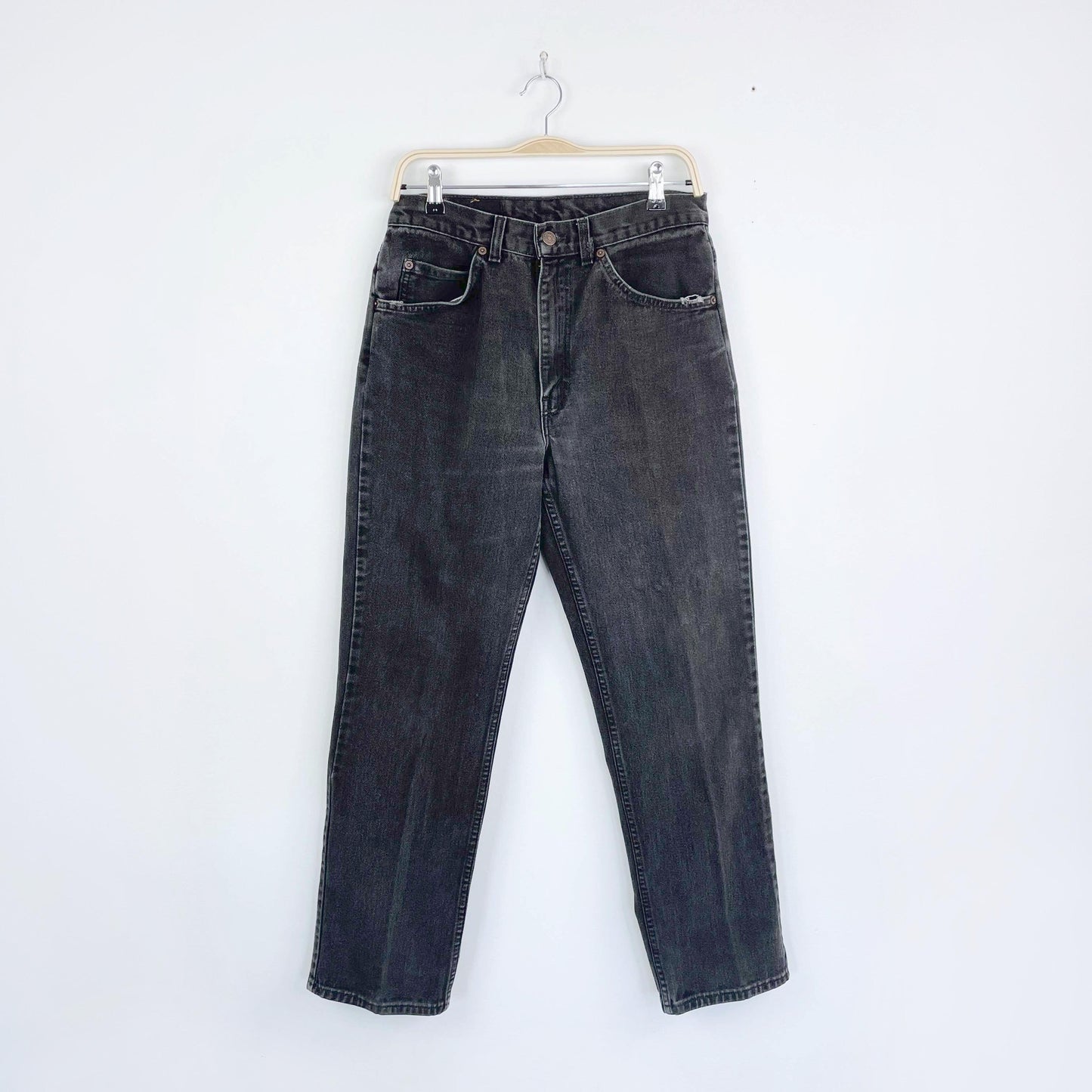vintage 90s levi's 506 orange tab black jeans
