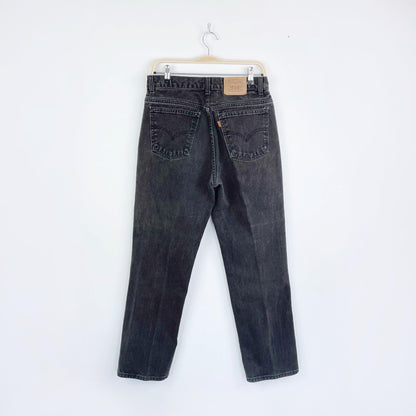 vintage 90s levi's 506 orange tab black jeans