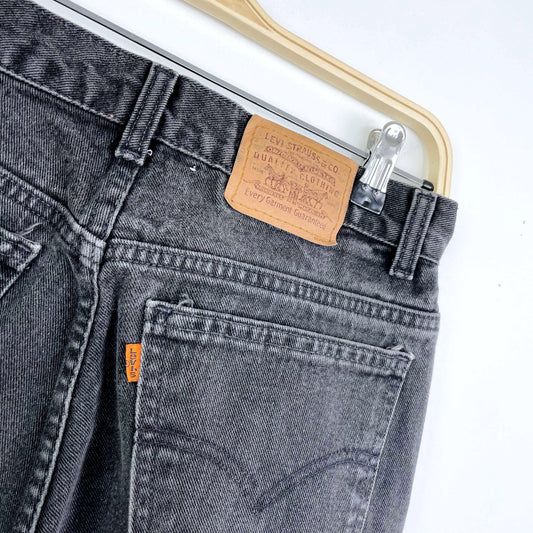 vintage 90s levi's 506 orange tab black jeans