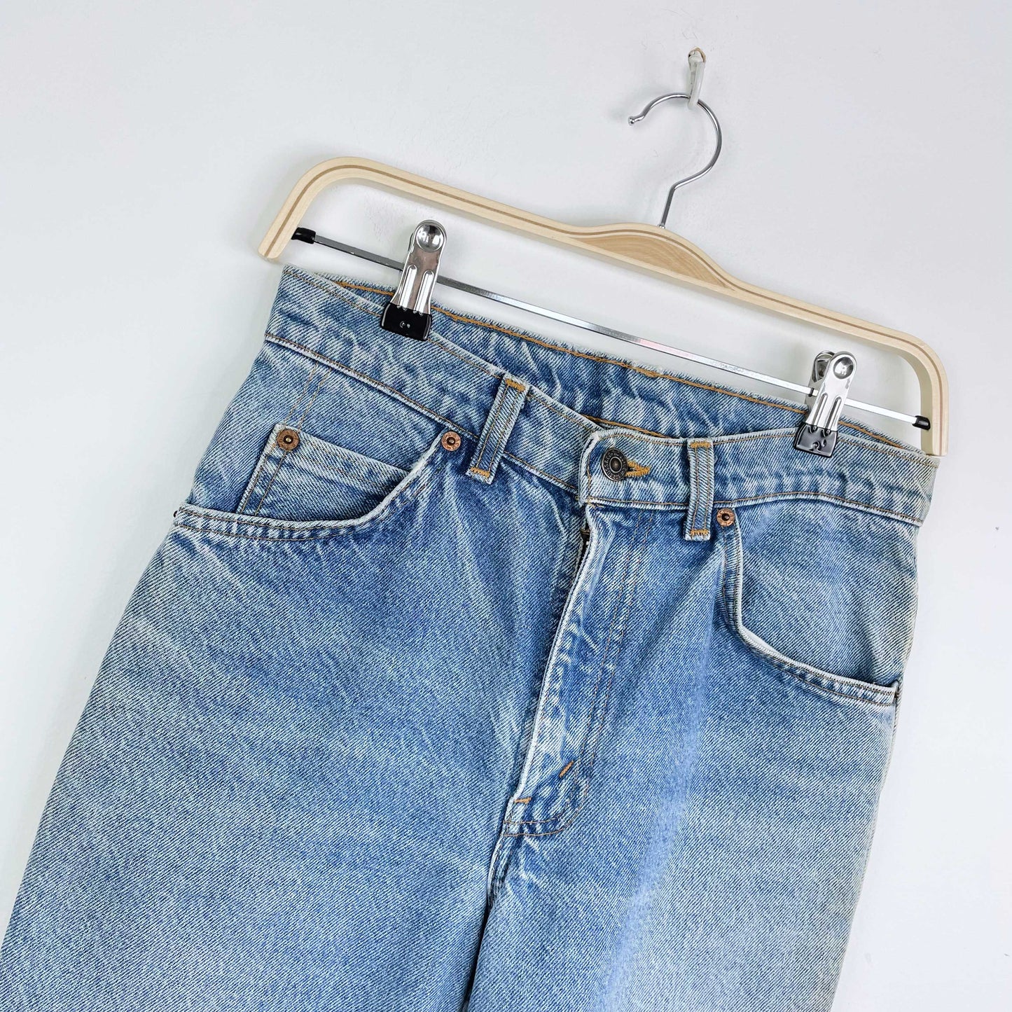 vintage levi's orange tab 631 light wash jeans