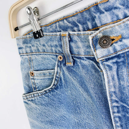 vintage levi's orange tab 631 light wash jeans