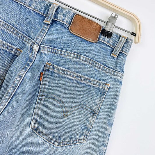 vintage levi's orange tab 631 light wash jeans