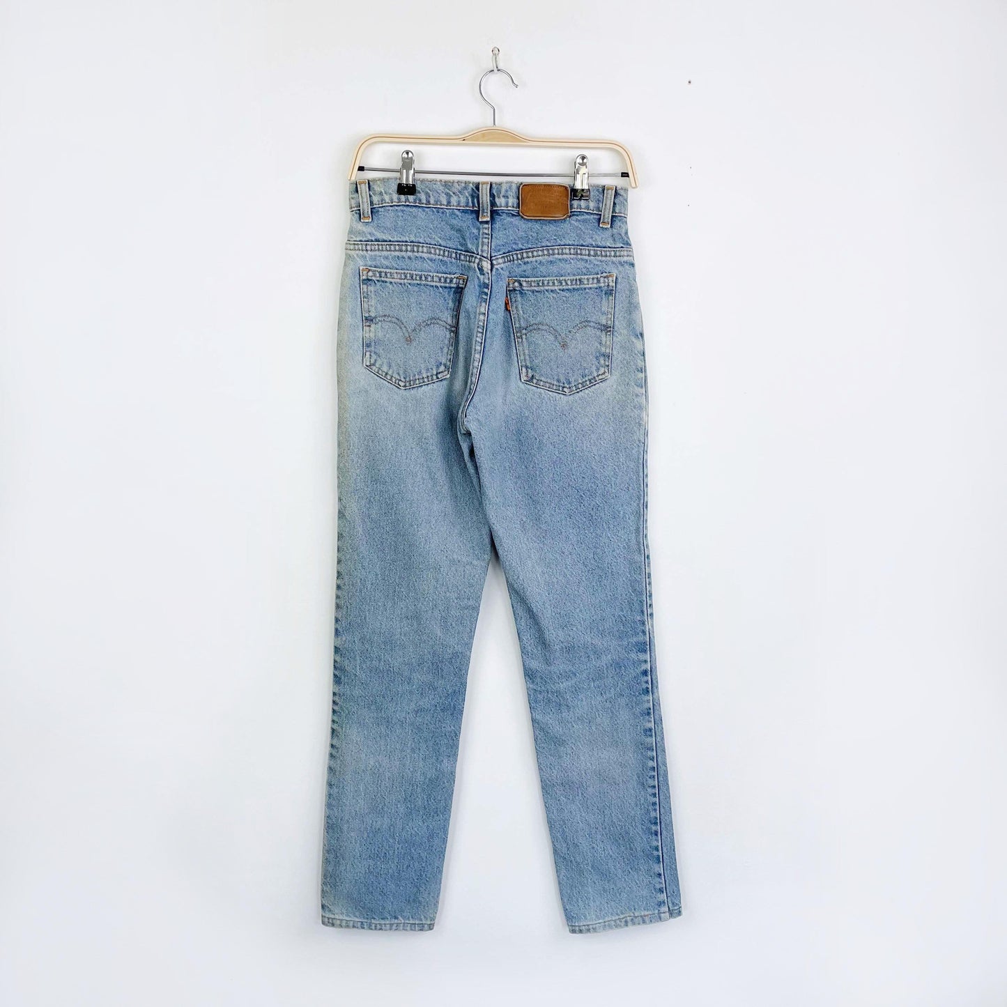 vintage levi's orange tab 631 light wash jeans