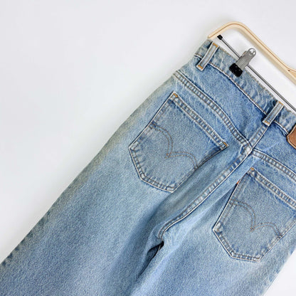 vintage levi's orange tab 631 light wash jeans