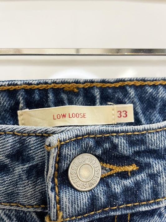 levi's low loose wide leg jeans - good market thrift store