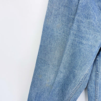 vintage 90s levi's medallion white tab pleated jeans