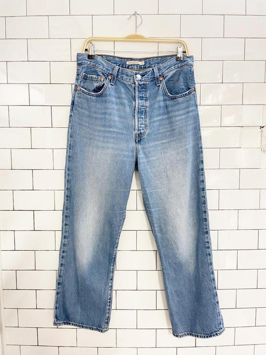 levi's ribcage straight ankle jeans - good market thrift store