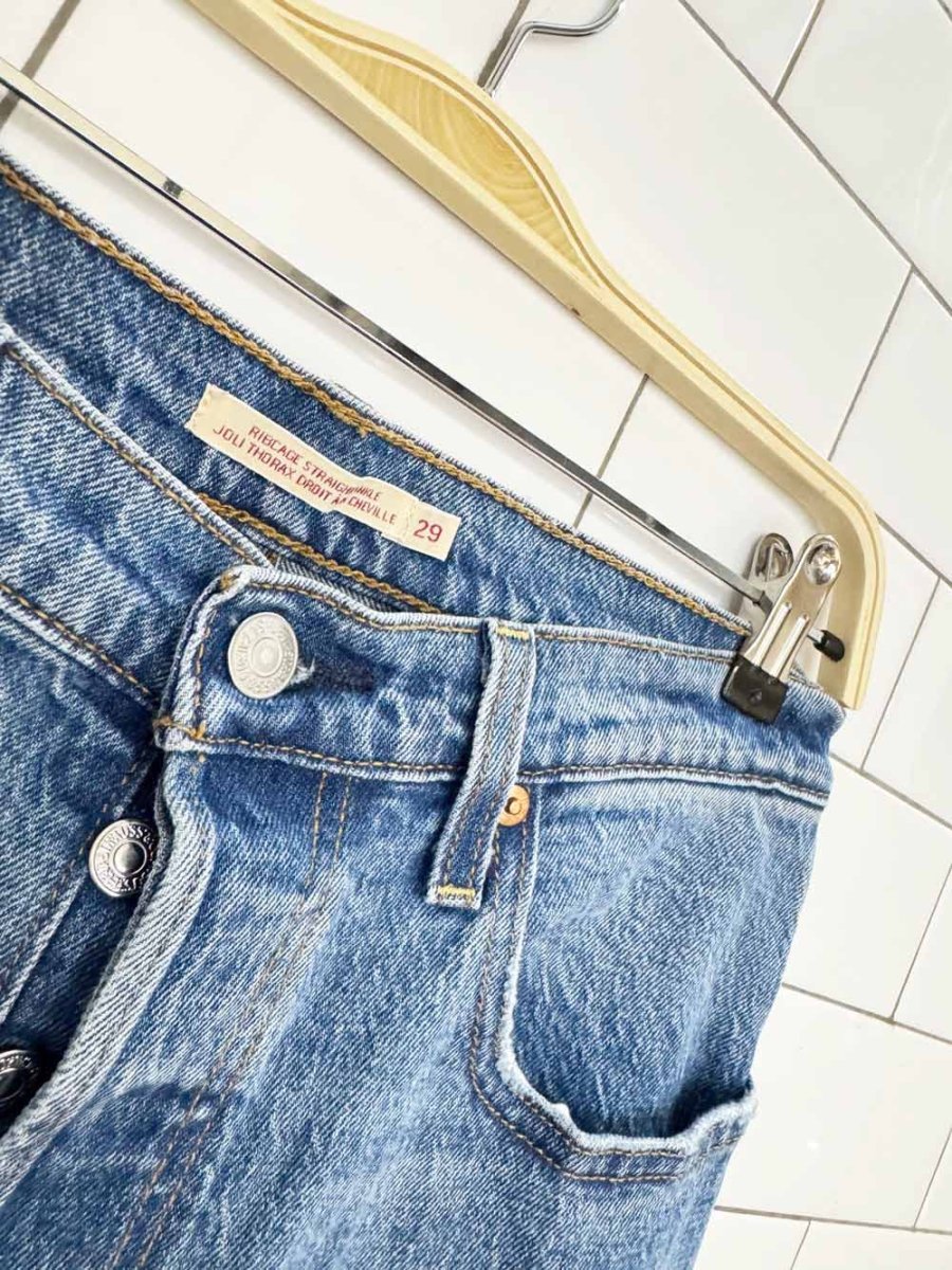 levi's ribcage straight ankle jeans - good market thrift store