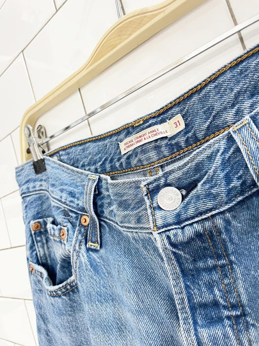 levi's ribcage straight ankle jeans - good market thrift store