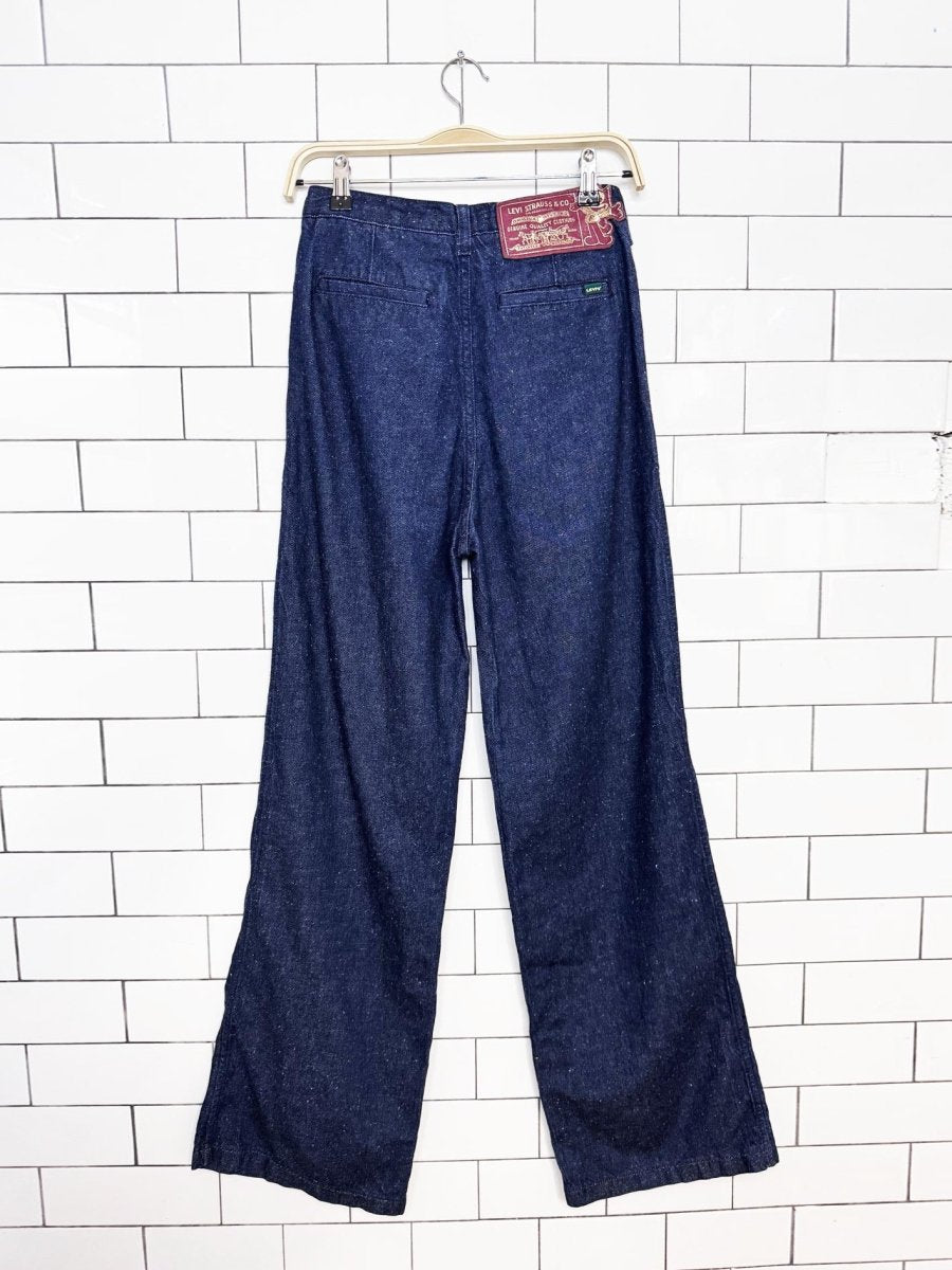 levi's x felix the cat tailored high loose pleated wide leg jeans - good market thrift store