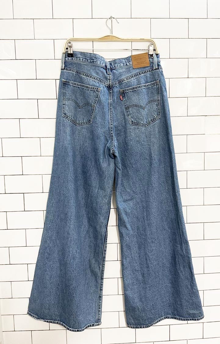 levis xl flood wide leg jeans - good market thrift store
