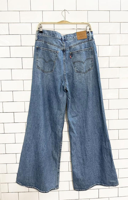 levis xl flood wide leg jeans - good market thrift store