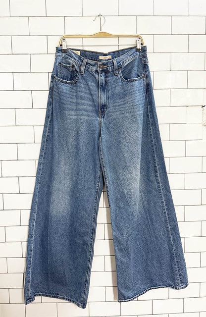 levis xl flood wide leg jeans - good market thrift store