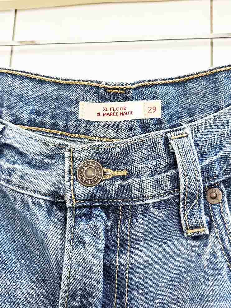levis xl flood wide leg jeans - good market thrift store