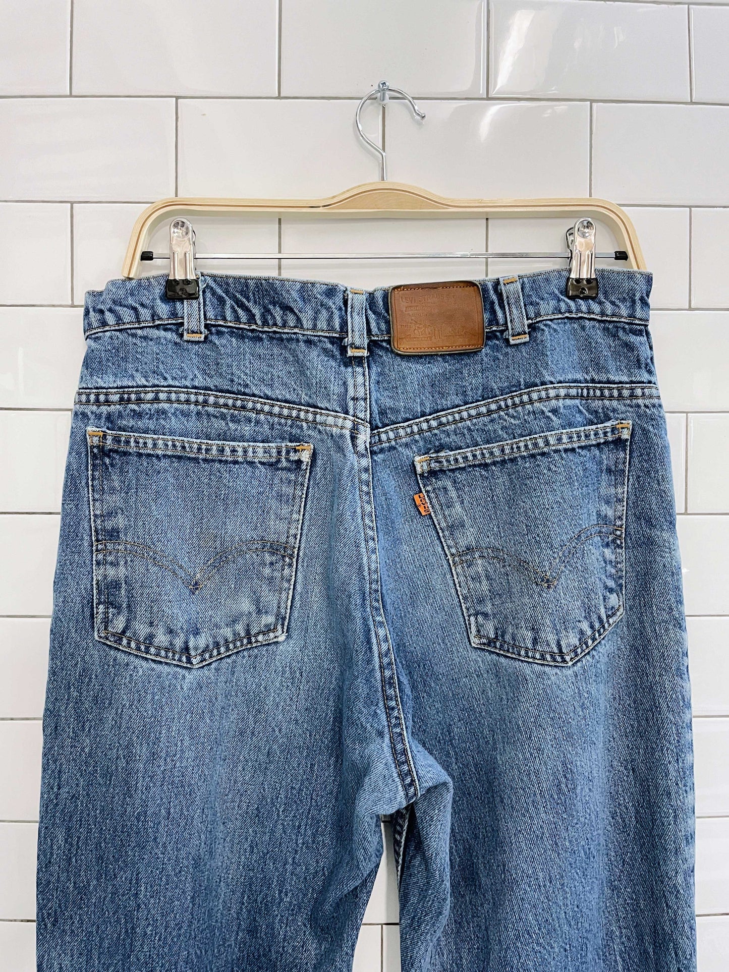 vintage levi's orange tab 506 relaxed straight jeans