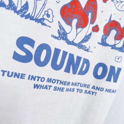 levi's tune into mother nature mushroom tee - good market thrift store