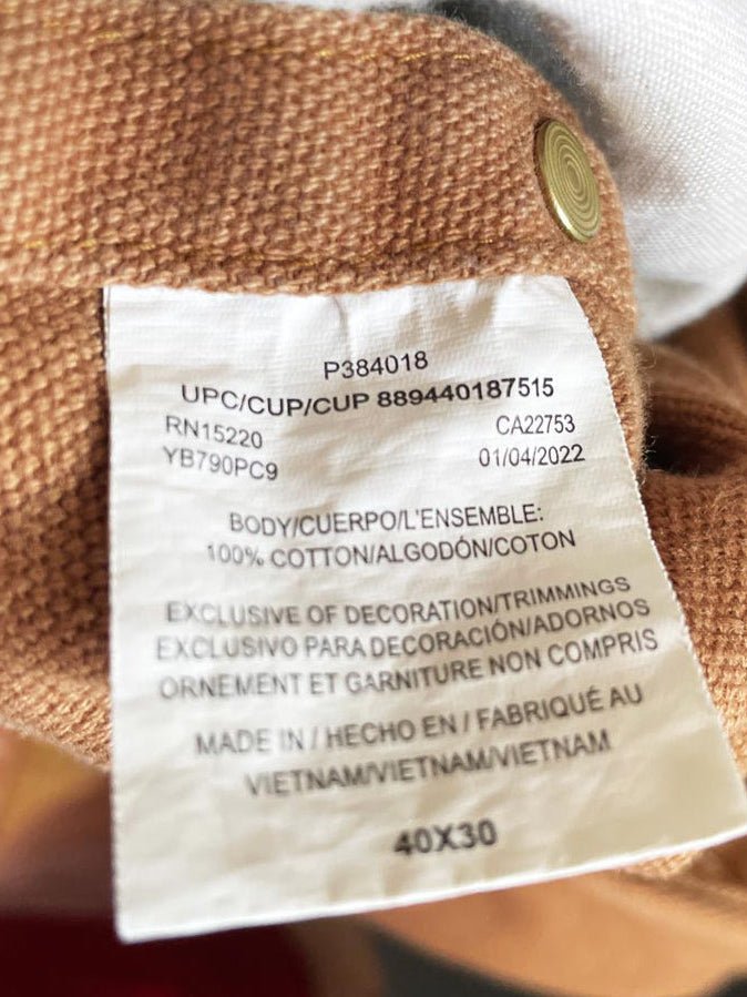 liberty duck canvas distressed overalls - good market thrift store