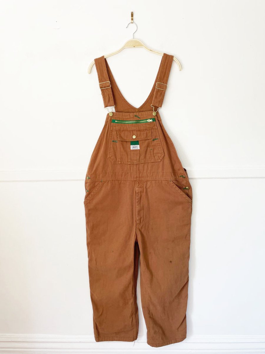 liberty duck canvas distressed overalls - good market thrift store
