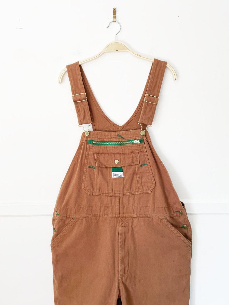 liberty duck canvas distressed overalls - good market thrift store