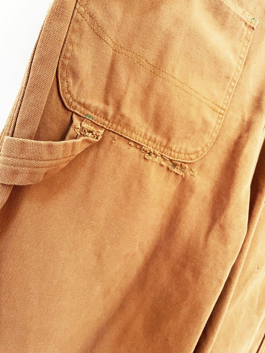 liberty duck canvas distressed overalls - good market thrift store
