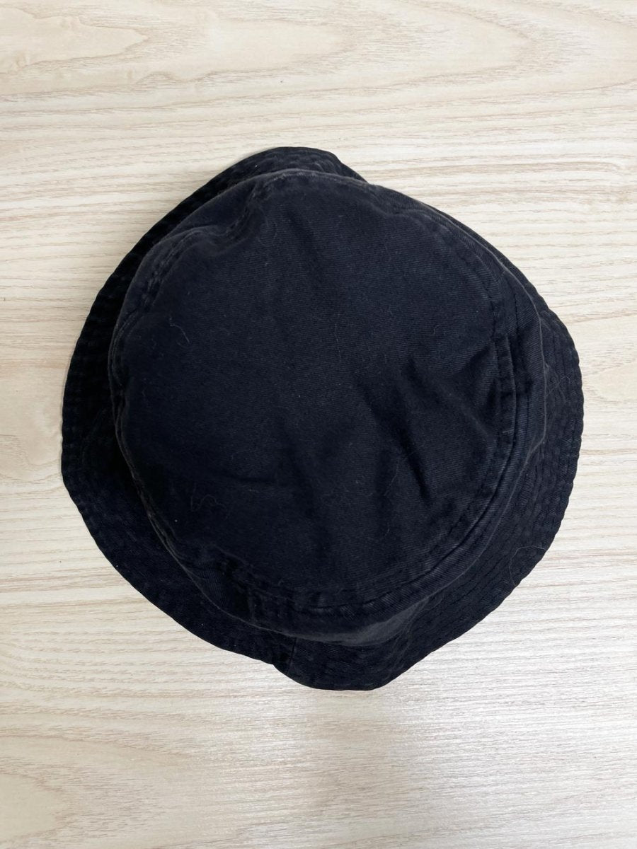 lids black cotton bucket hat - good market thrift store