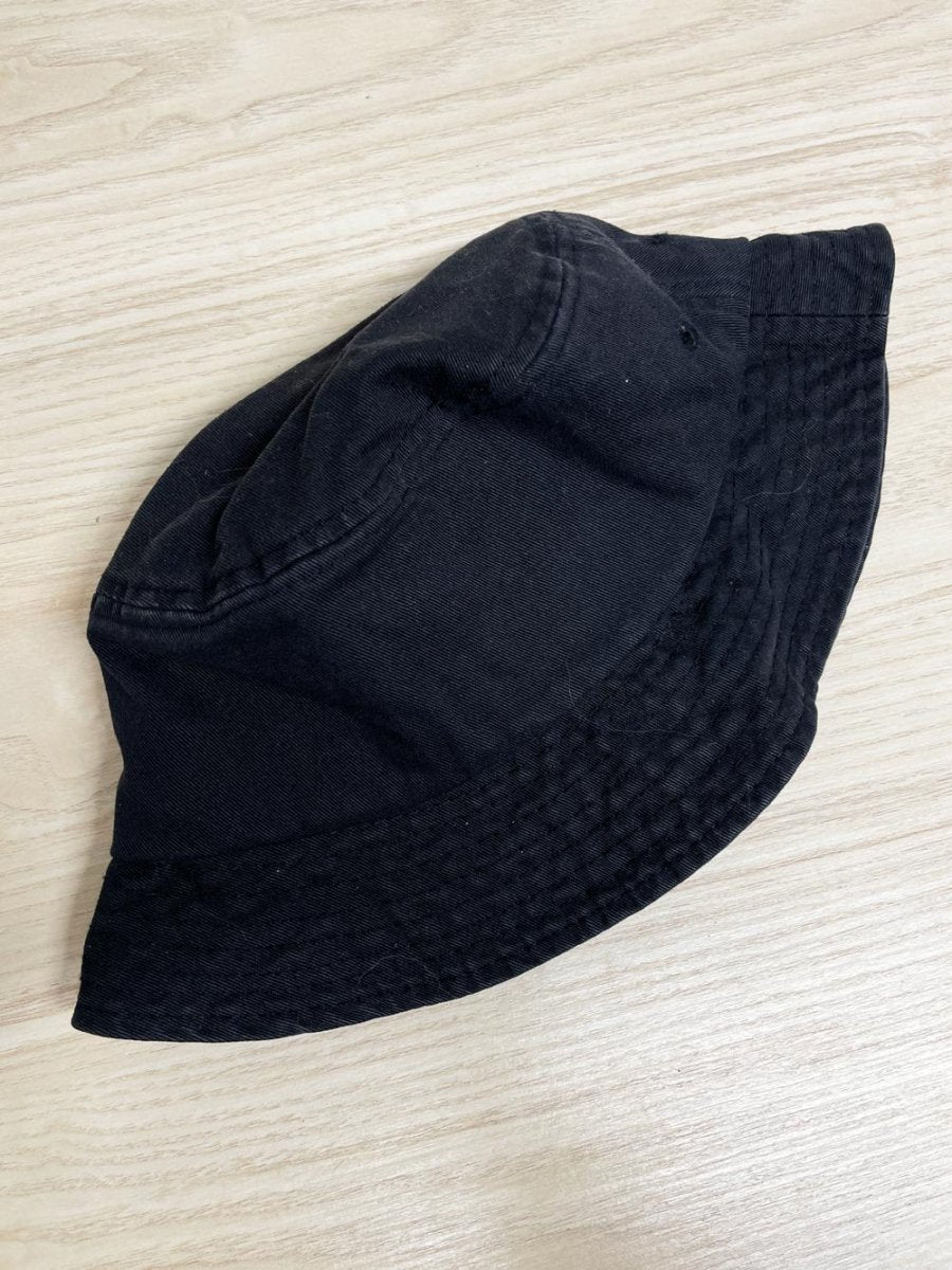 lids black cotton bucket hat - good market thrift store