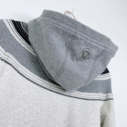 lululemon feel good remix hoodie light grey - size 4