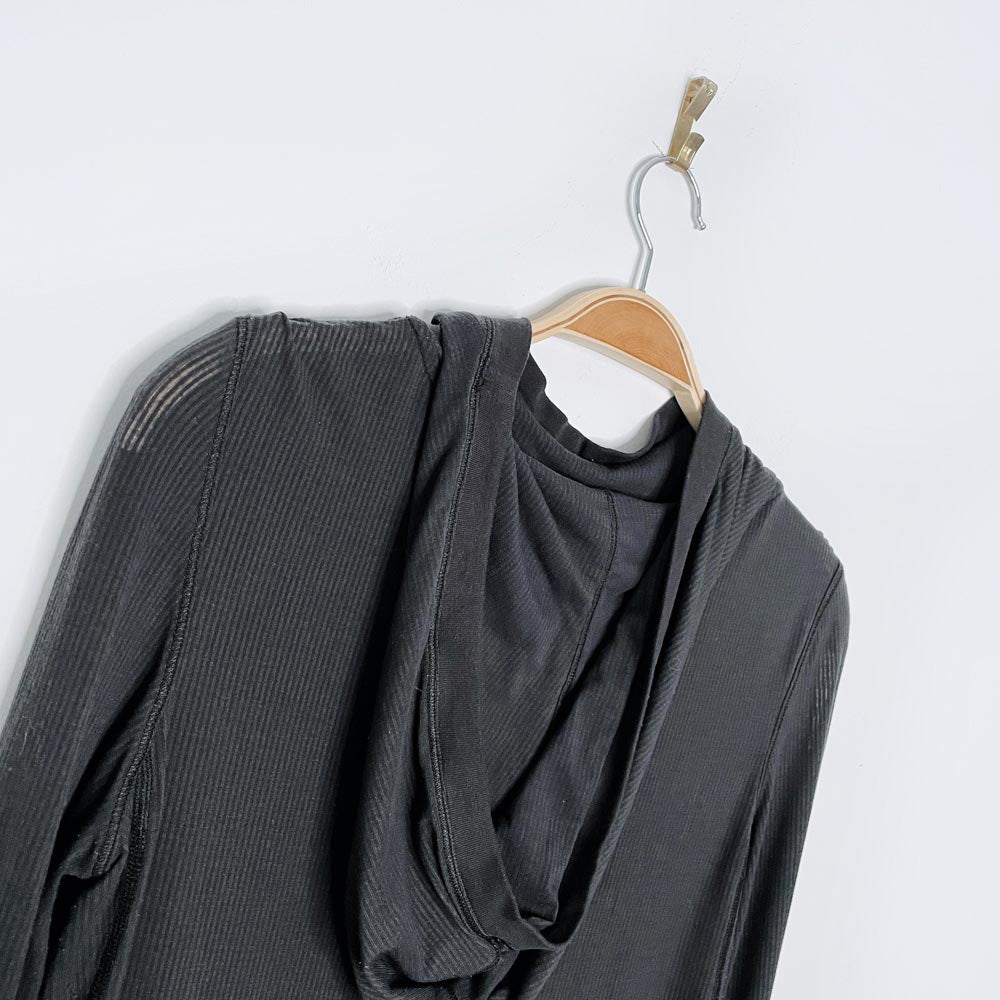 lululemon karmady light ribbed long sleeve hoodie